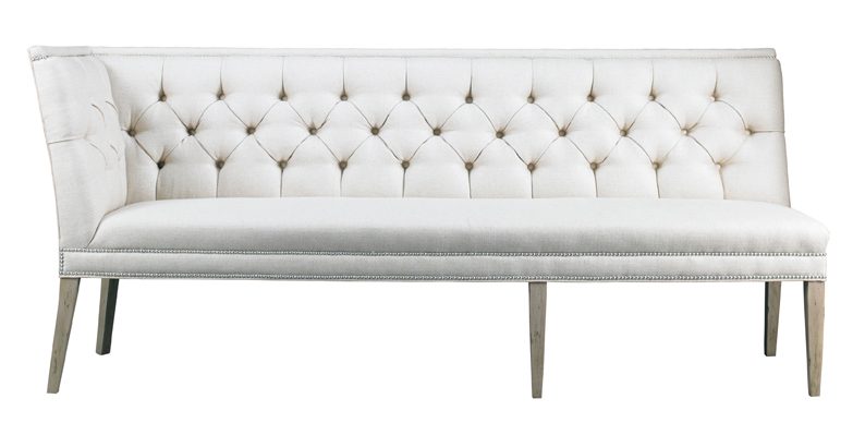 hickory white banquette